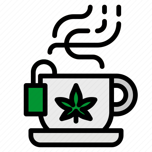 Cannabis, drink, relaxation, tea, weed icon - Download on Iconfinder