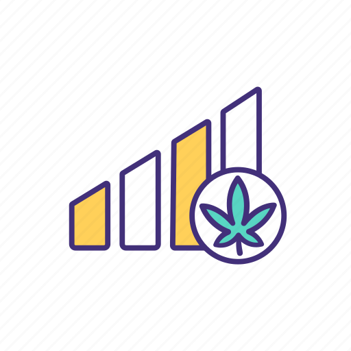 Increase, cannabis, narcotic, addiction icon - Download on Iconfinder