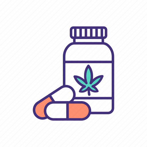 Cannabis, pill, drug, herb, organic icon - Download on Iconfinder