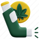 inhaler, cannabis, asthma, marijuana, hemp, drug, element