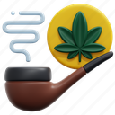 pipe, cannabis, marijuana, weed, hemp, smoke, drug, element 