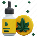 cannabis, oil, cbd, wellness, essential, massage, illustration 