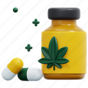 drugs, cannabis, medicine, bottle, pharmacy, pharmaceutical, medical, illustration 