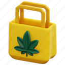 bag, cannabis, marijuana, medicinal, drug, treatment, hemp, object 