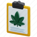 clipboard, information, healthcare, cannabis, marijuana, medicinal, treatment, object 