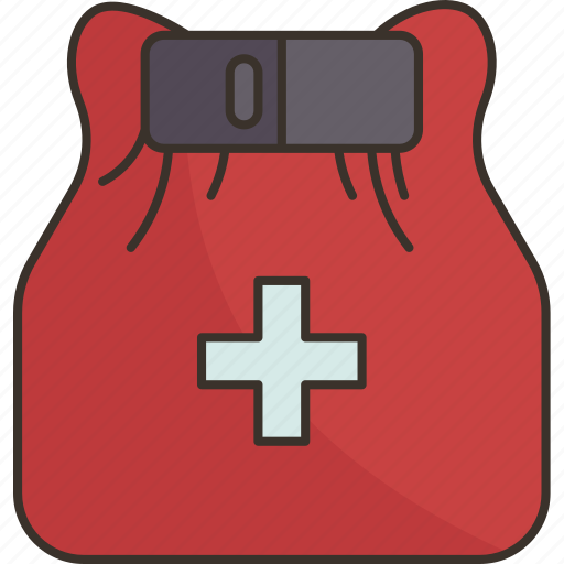 Aid, kit, medicine, waterproof, bag icon - Download on Iconfinder