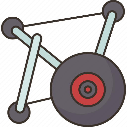Canoe, wheels, tires, cart, dolly icon - Download on Iconfinder