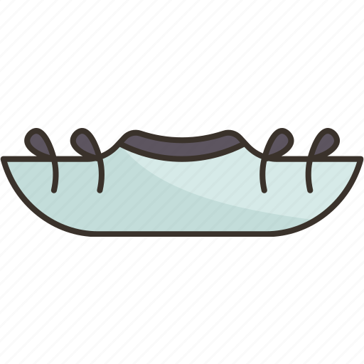 Foldboat, canoe, folding, collapsible, rowing icon - Download on Iconfinder