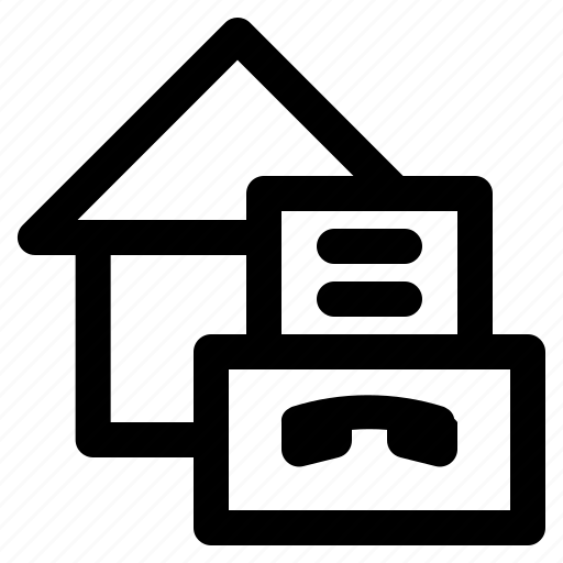 Fax, home, house, letter, phone icon - Download on Iconfinder