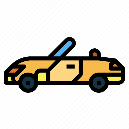 Convertible, car, vehicle, automobile, transportation icon - Download on Iconfinder