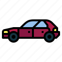 hatchback, car, vehicle, transportation, automobile
