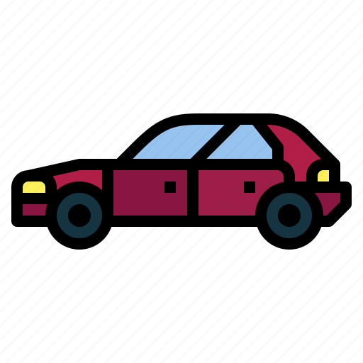 Hatchback, car, vehicle, transportation, automobile icon - Download on Iconfinder