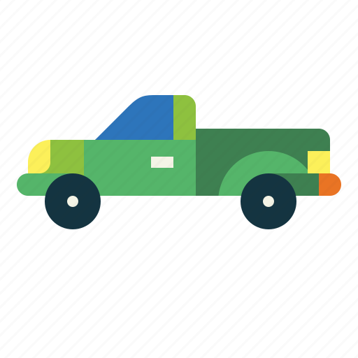 Pickup, truck, car, vehicle, transportation, automobile icon - Download on Iconfinder