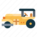 road, roller, car, construction, vehicle