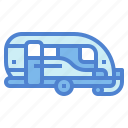 caravan, car, vehicle, transportation, automobile