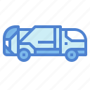 garbage, truck, car, vehicle, transportation