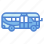 minibus, bus, car, vehicle, automobile 