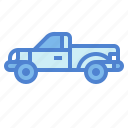 pickup, truck, car, vehicle, transportation, automobile