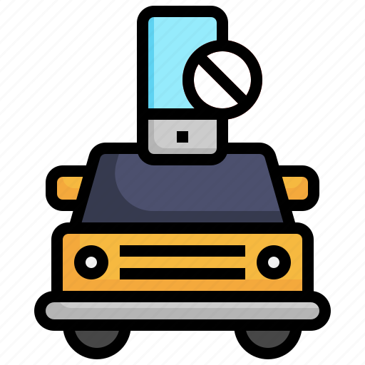 No, chat, accident, car, road, telephone, prohibit icon - Download on Iconfinder