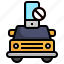 no, chat, accident, car, road, telephone, prohibit 