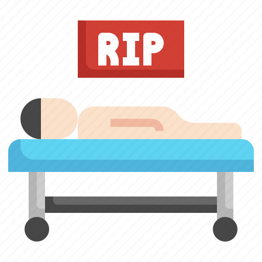 Dead, accident, car, person, bed icon - Download on Iconfinder