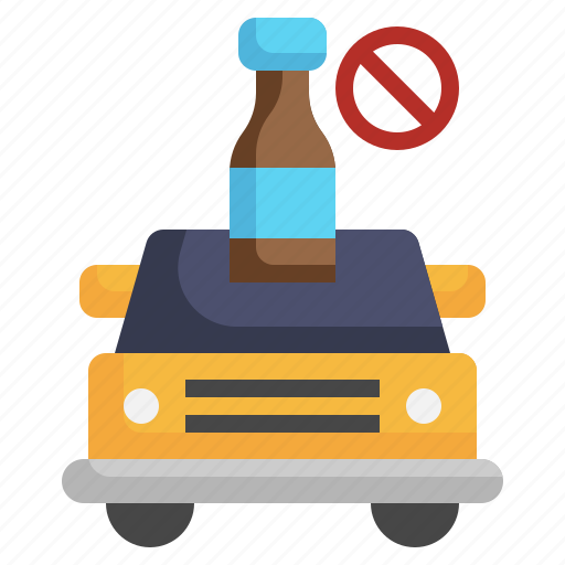 No, alcohol, accident, car, road, prohibit icon - Download on Iconfinder