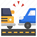 side, accident, car, road, protect, warn