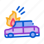 airbag, broken, burning, car, crash, deployed, ignition 