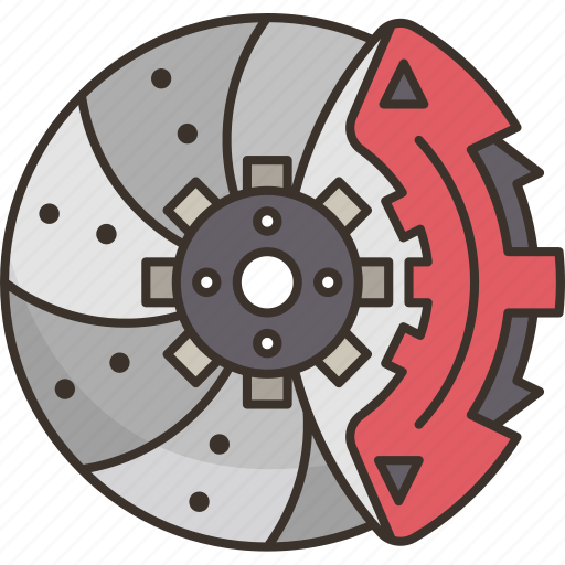 Brake, disc, caliper, suspension, automotive icon - Download on Iconfinder