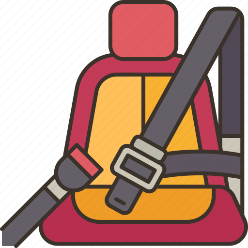 Seatbelt, passenger, buckle, car, safety icon - Download on Iconfinder
