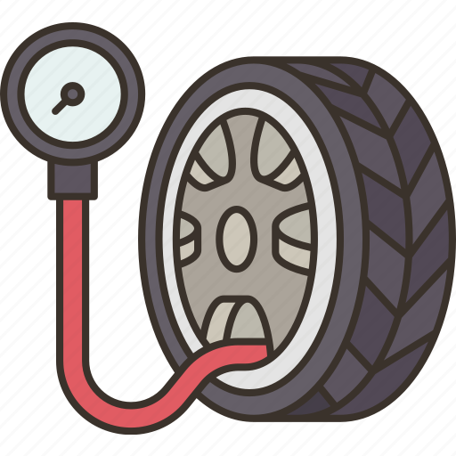 Tire, pressure, gauge, air, measurement icon - Download on Iconfinder