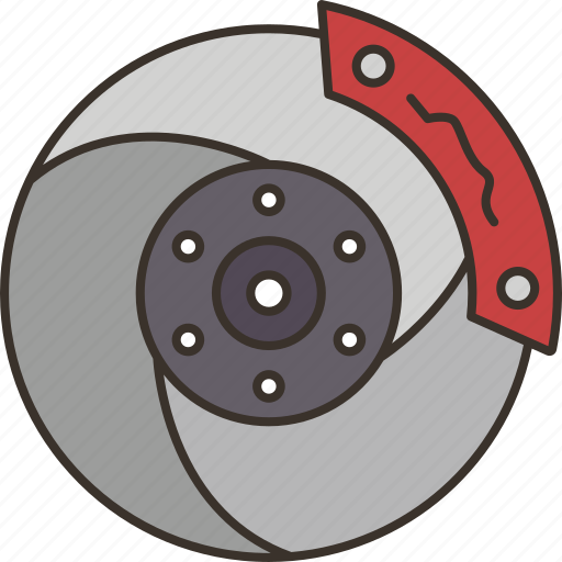 Brake, caliper, pads, wheel, mechanism icon - Download on Iconfinder