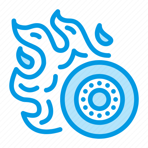 Fire, speed, tyre icon - Download on Iconfinder