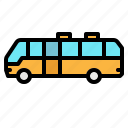bus, mini, public, school, transportation
