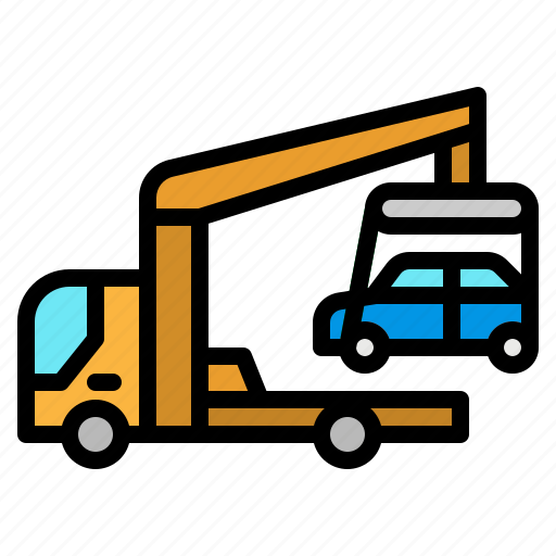 Car, crane, tow, truck icon - Download on Iconfinder