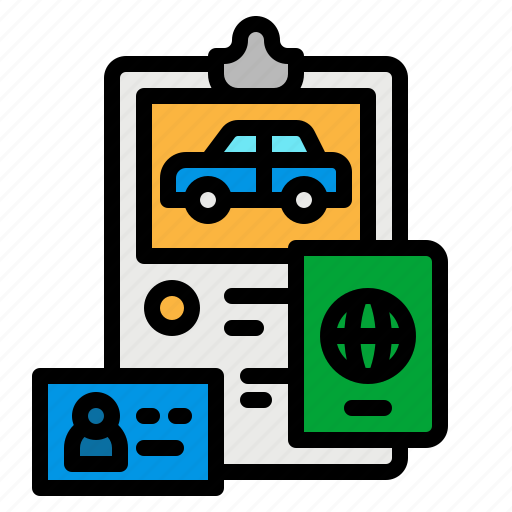 Car, contract, document, id, license icon - Download on Iconfinder