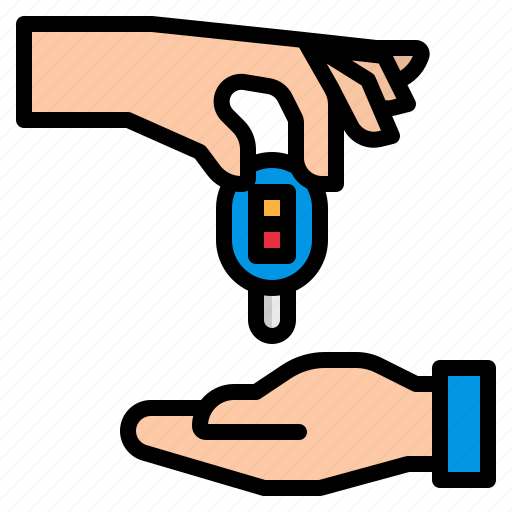 Car, key, parking, rent, valet icon - Download on Iconfinder