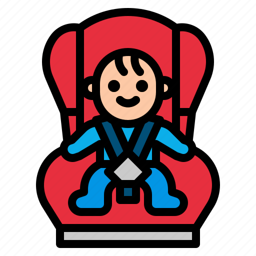 Baby, belt, car, safety, seat icon - Download on Iconfinder