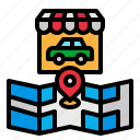 car, map, mobile, online, shop