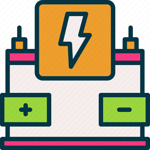 Car, battery, electricity, power, energy icon - Download on Iconfinder