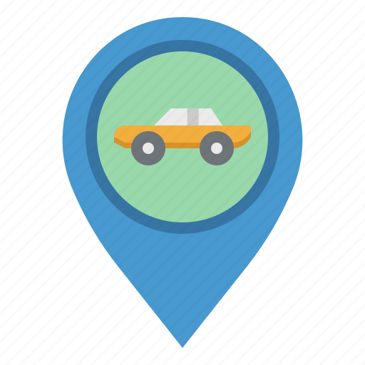 Gps, location, placeholder, pointer, taxi icon - Download on Iconfinder