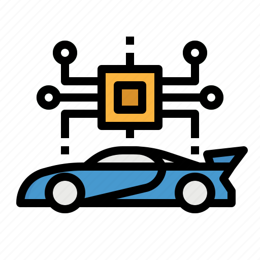 Ai, auto, car, chip, digital icon - Download on Iconfinder