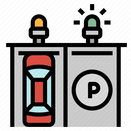 Alert, carpark, light, parking, sign icon - Download on Iconfinder