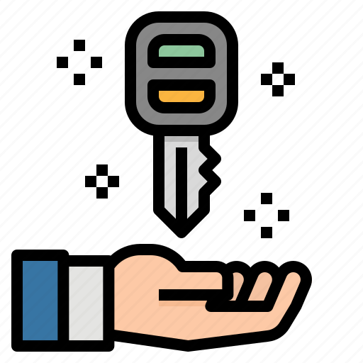 Automobile, buy, car, key, rent icon - Download on Iconfinder