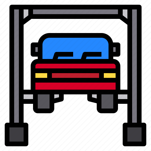 Automobile, car, lifter, repair icon - Download on Iconfinder