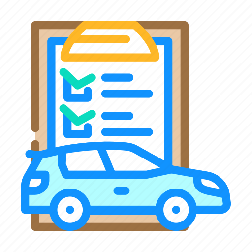 Check, list, car, service, technical, maintenance icon - Download on Iconfinder