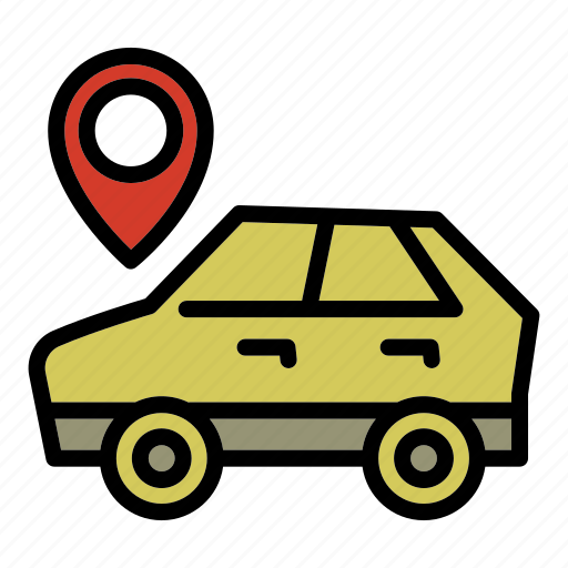 Location, car, sharing icon - Download on Iconfinder