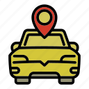 location, map, car, sharing