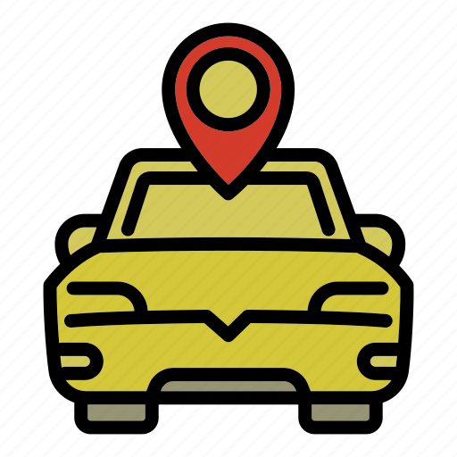 Location, map, car, sharing icon - Download on Iconfinder