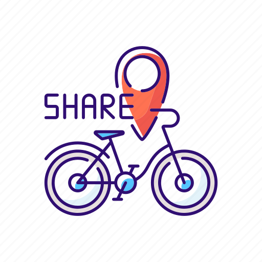 Bike ride, rent, carsharing, bike icon - Download on Iconfinder